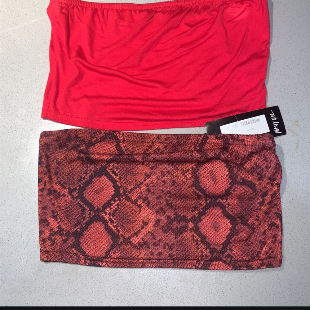 Red tops Nasty gal